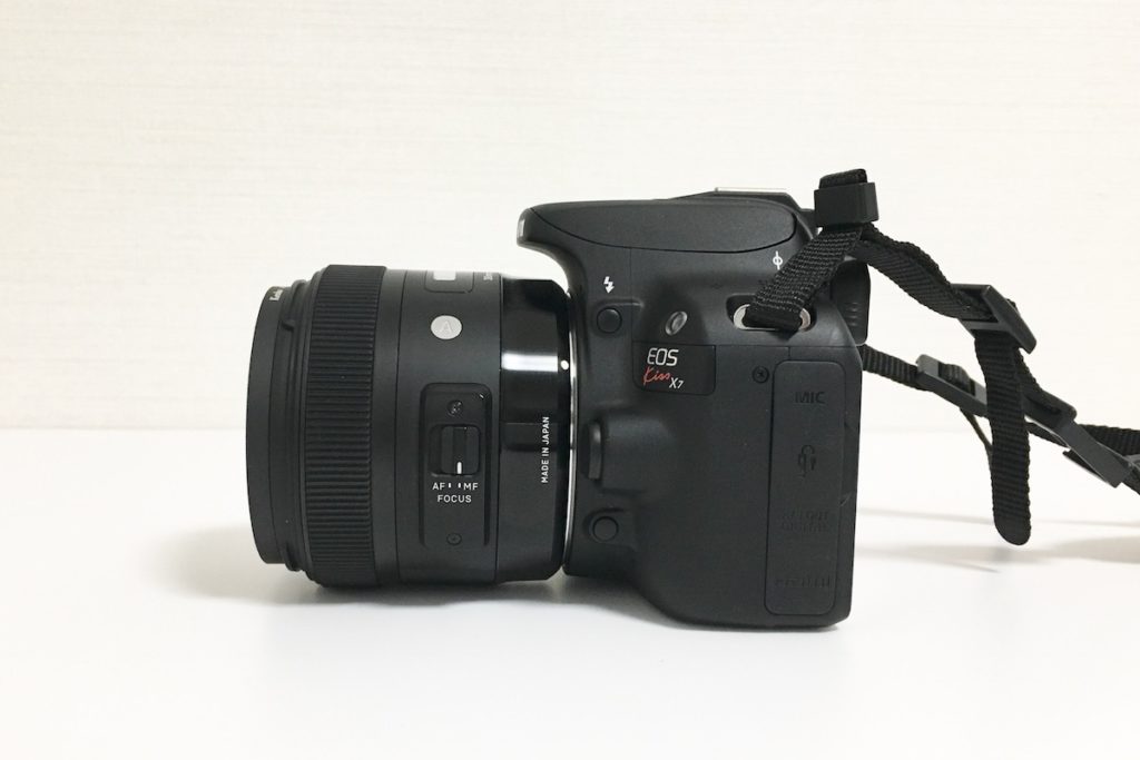 カメラ初心者が一眼レフ「Canon EOS Kiss X7」と単焦点レンズ「Sigma Art 30mm F1.4 DC HSM」を買いました